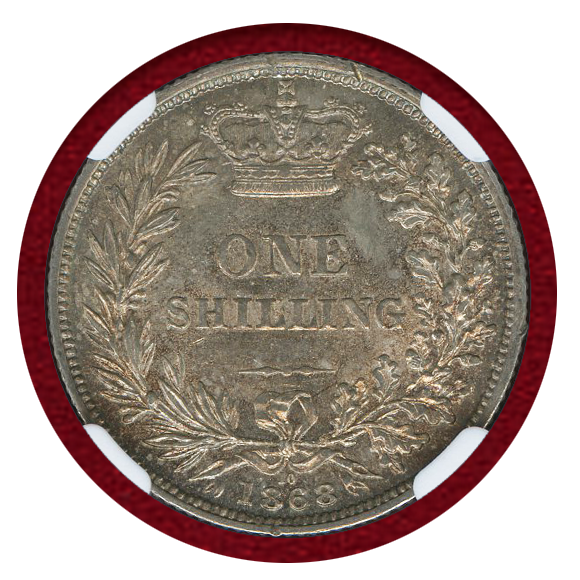 JCC | ジャパンコインキャビネット / イギリス 1868年 シリング 銀貨