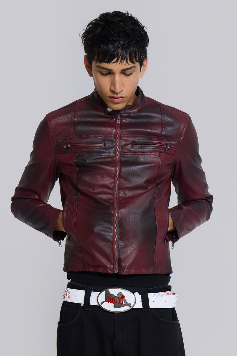 Shop Oxblood Piston Jacket | Jaded London | Clothing