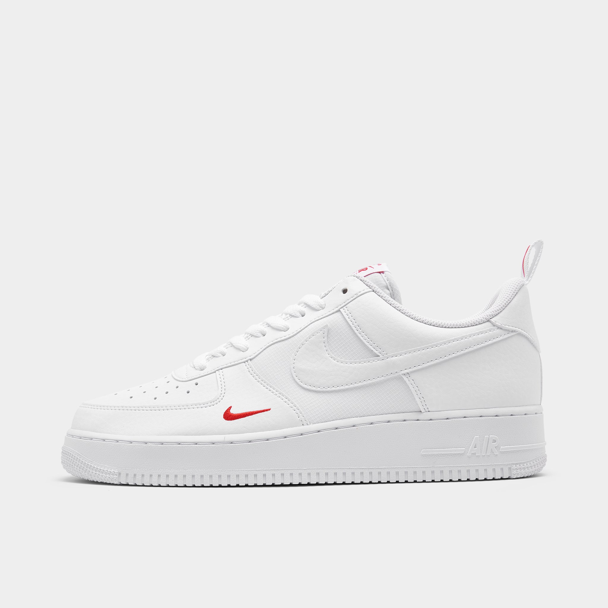 JD Nike Air Force 1 '07 White / White - University Red – JD Sports