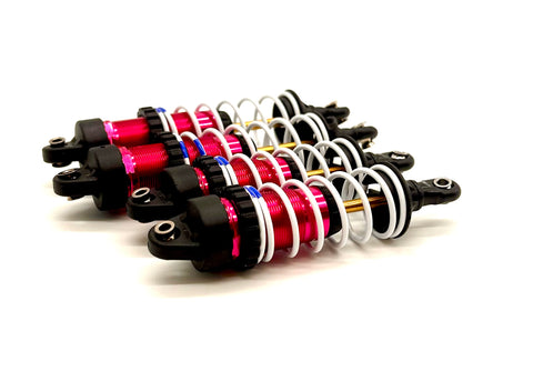 Slash Modified - SHOCKS, Front & Rear 7462 PINK GTR w/springs