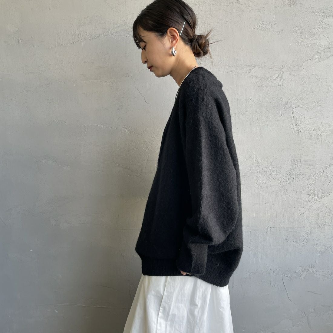 nenom [ネノム] レイヤードデザイン Vネックニット [NE25131039