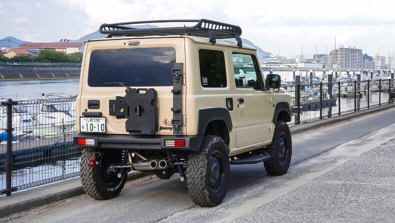 ジムニーJB64 ロトパックス取り付け！（アピオのダブルマウント