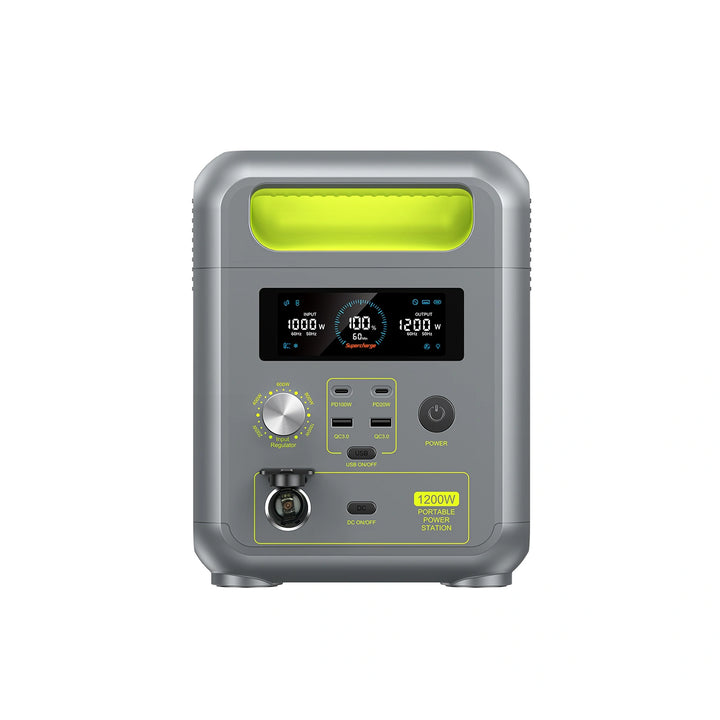 FOSSiBOT F1200ポータブル電源+200Wソーラーパネルセット | 防災推奨