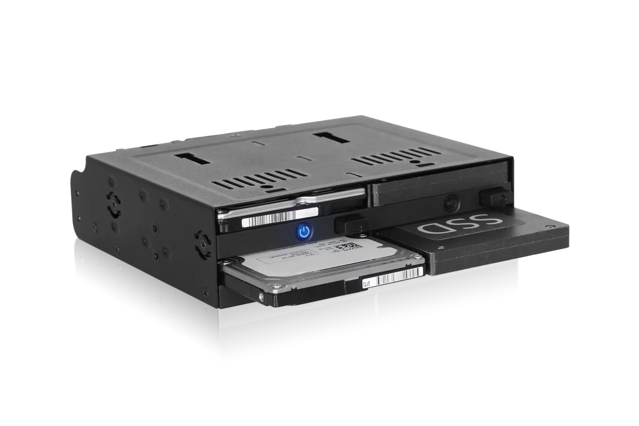 flexiDOCK MB014SP-B - 5インチベイ1段に 2.5インチ SATA SAS SSD HDD