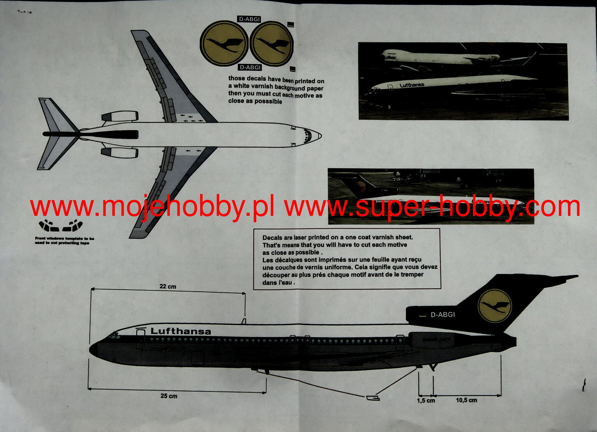 Boeing 727-200 Lufthansa Mach2 -GP111LH