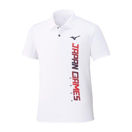 2024国スポ限定ポロシャツ|32JAD478|ミズノトレーニング|トレーニング