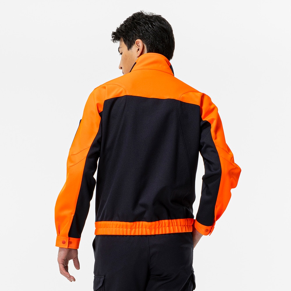 ワークジャケット ストレッチ(ネーム刺繍対応／制電／エコ素材