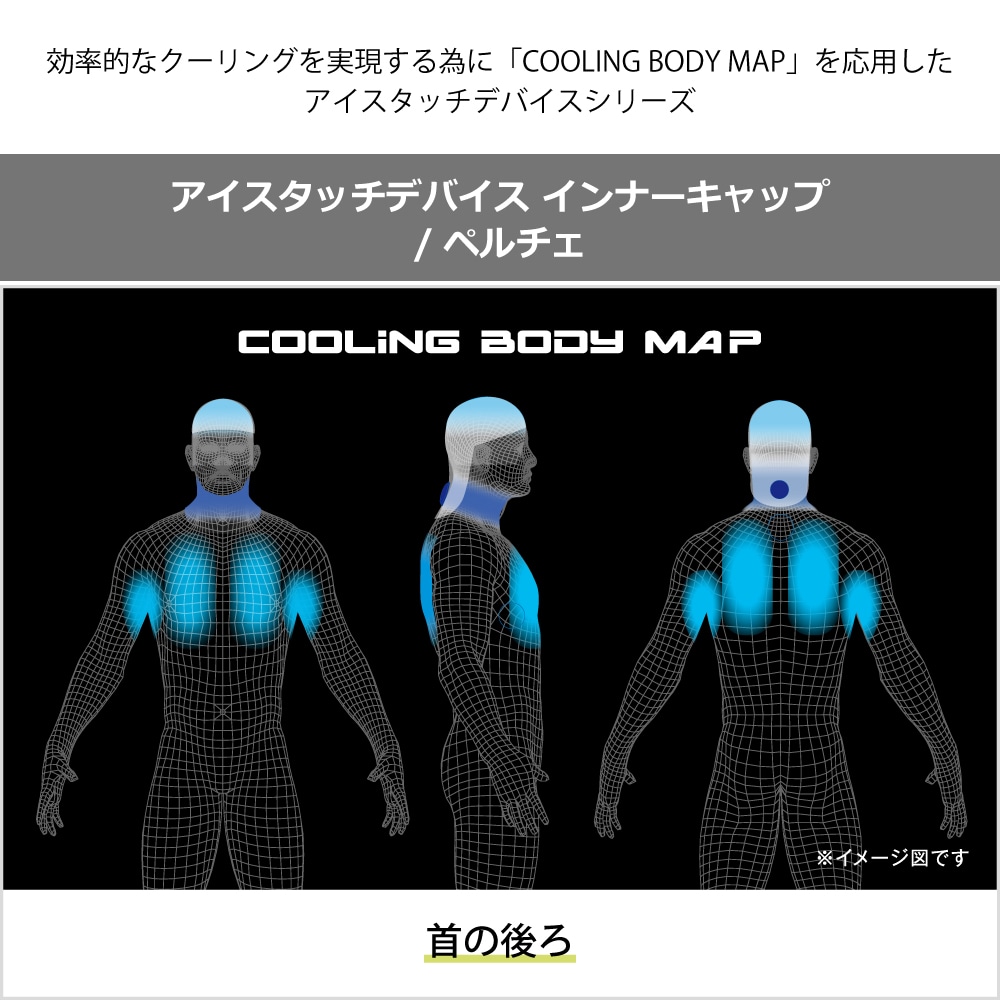 猛暑対策】アイスタッチデバイス インナーキャップ／ペルチェ(デバイス