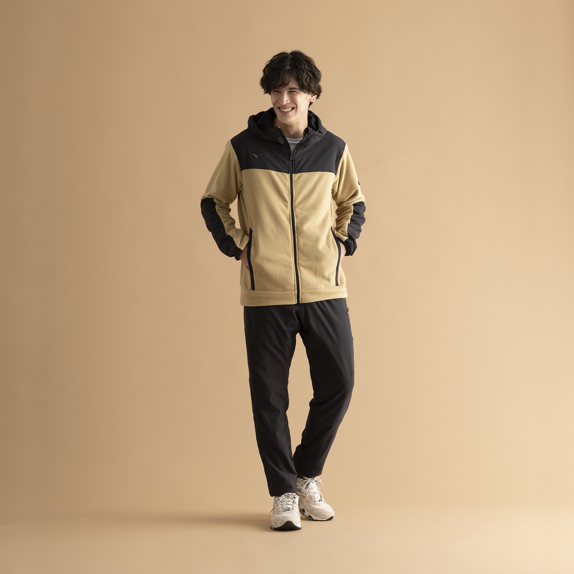 ミズノハイブリッドフリースジャケット|32MCA558|ミズノトレーニング