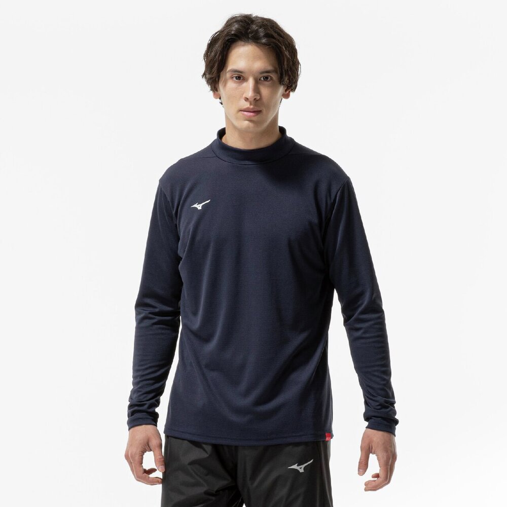 吸湿発熱】ブレスサーモハイネックTシャツ(長袖)|32MAC544|ミズノ