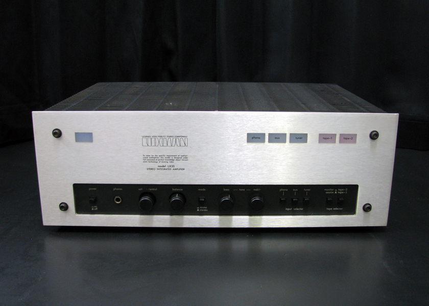 LUXMAN LX33 管球式プリメインアンプ - 中古オーディオの販売や買取
