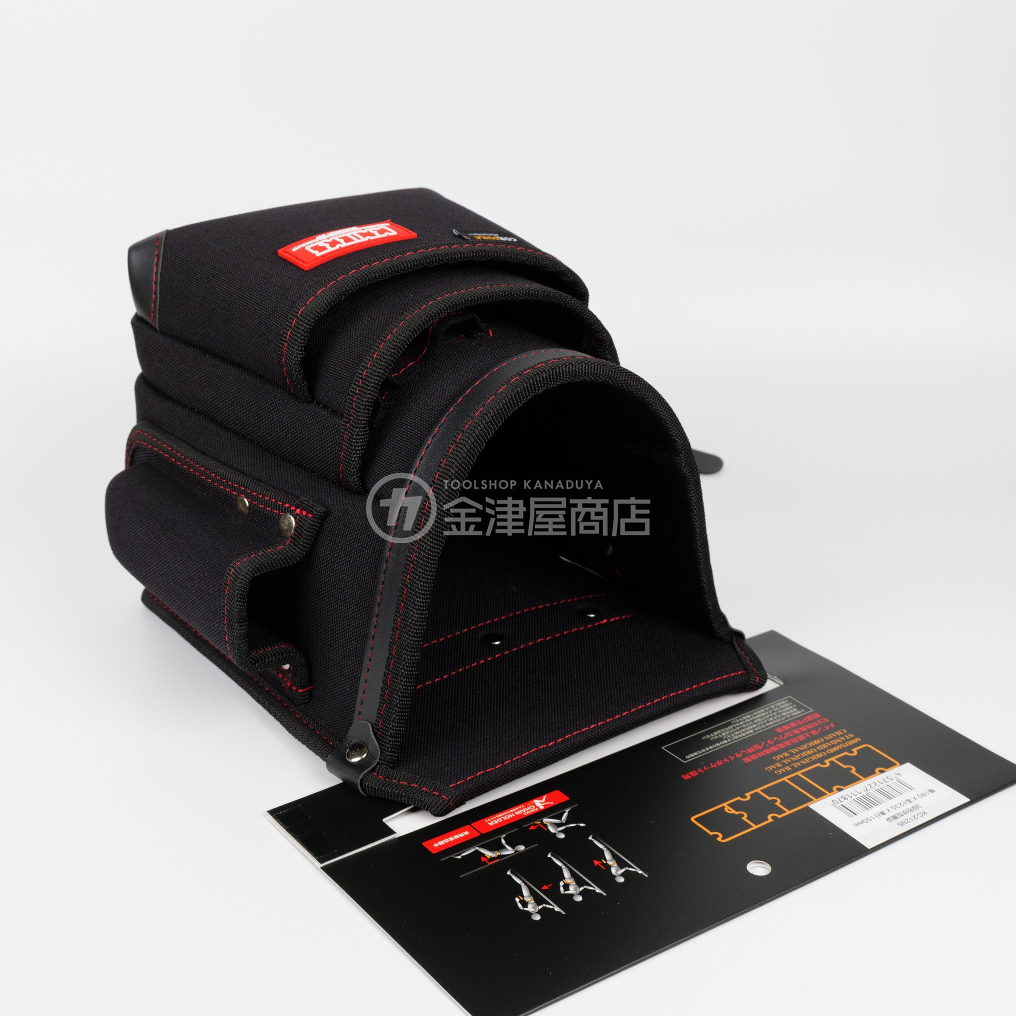 ニックス(KNICKS) CORDURA1000d生地 3段腰袋 KC-212NS