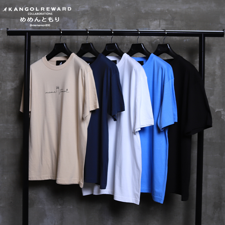 完全受注生産】 めめんともり×KANGOL REWARD コラボ企画第3弾！半袖Tシャツ