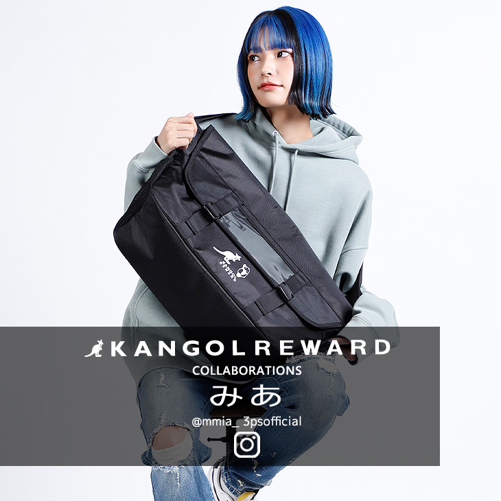 完全受注生産】 みあ×KANGOL REWARDコラボ企画第6弾！メッセンジャーバッグ