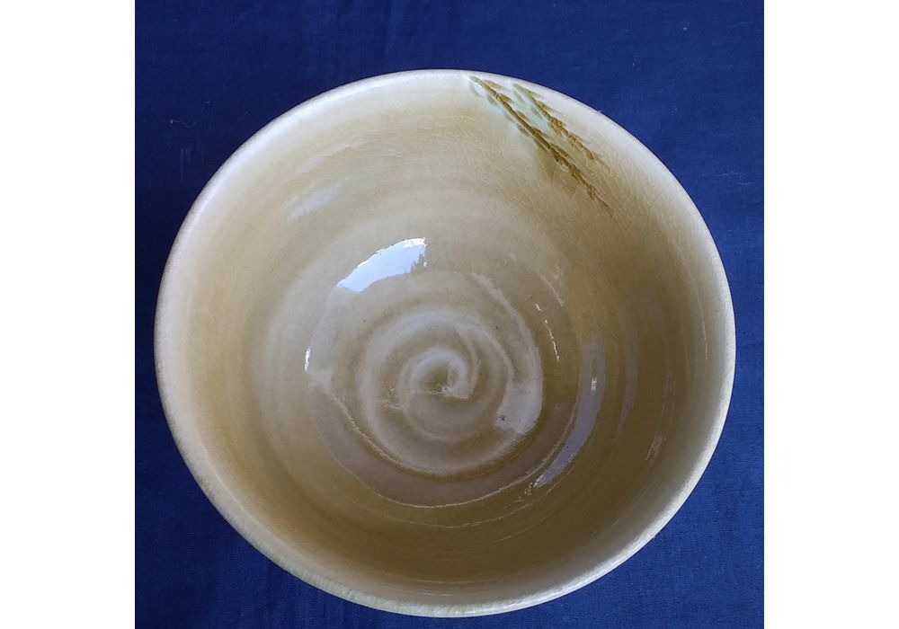 中島黙仙造 黄瀬戸茶碗 茶道速水流 七代宗匠 宗楽 箱書付 | 久留米で