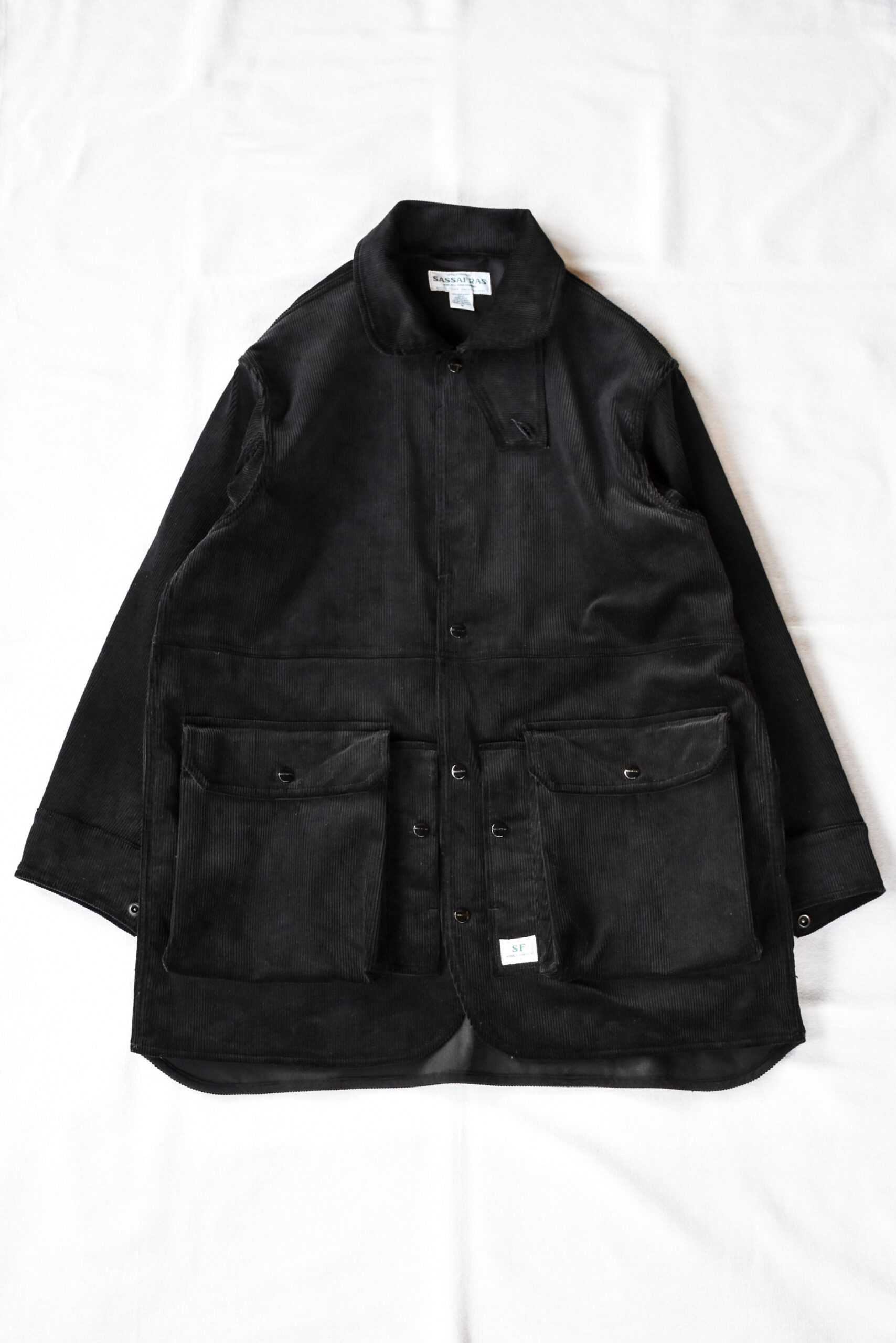 SASSAFRAS Cultivator Coat 60/40 Navy | kado〔カド オノミチ〕