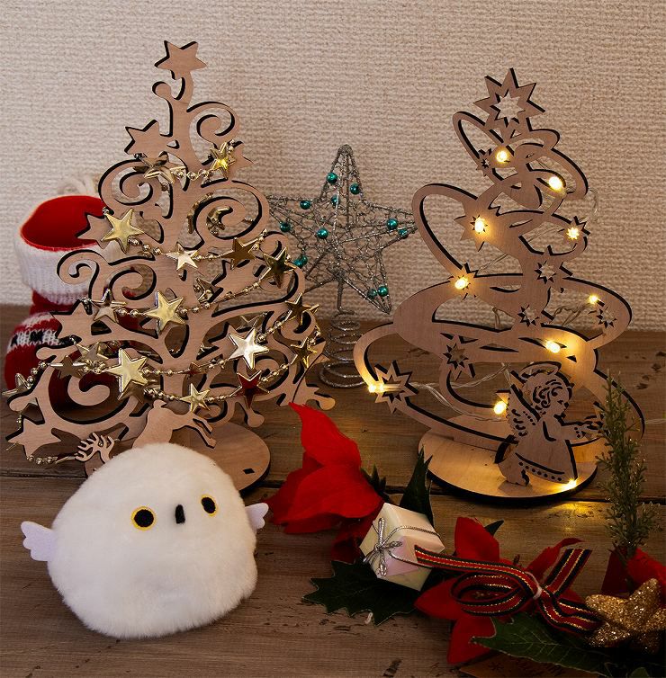 クリスマスツリー 木製 卓上サイズ 3種類から選べる クリスマスツリー