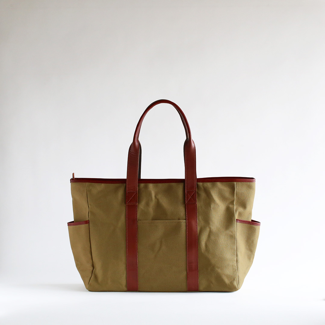撥水パラフィン帆布トート | 香久山鞄