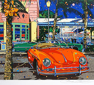 鈴木英人「スターライト ヌーンデイ」版画39×47cm