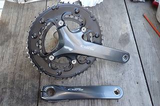 クランク（Claris FC-R2000） 分解洗浄と軽量化 | からあげ隊長の冒険