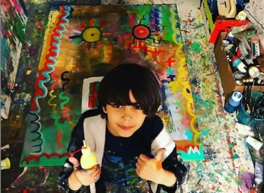 4歳で絵の才能に目覚めたドイツの美少年、7歳にしてピカソの再来と言