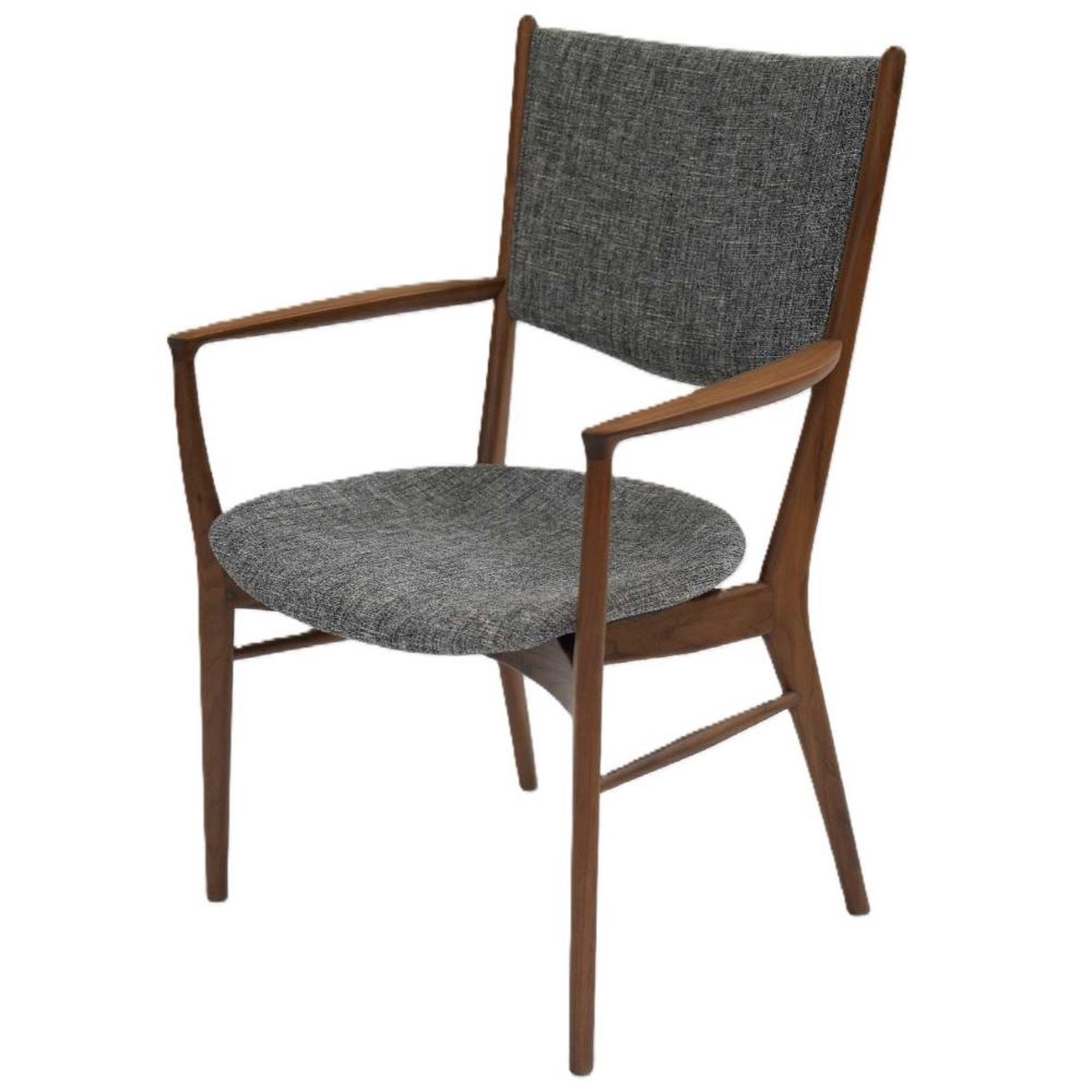 灑(セン) アームチェアSDC02W(ウォールナット) – 柏木工株式会社