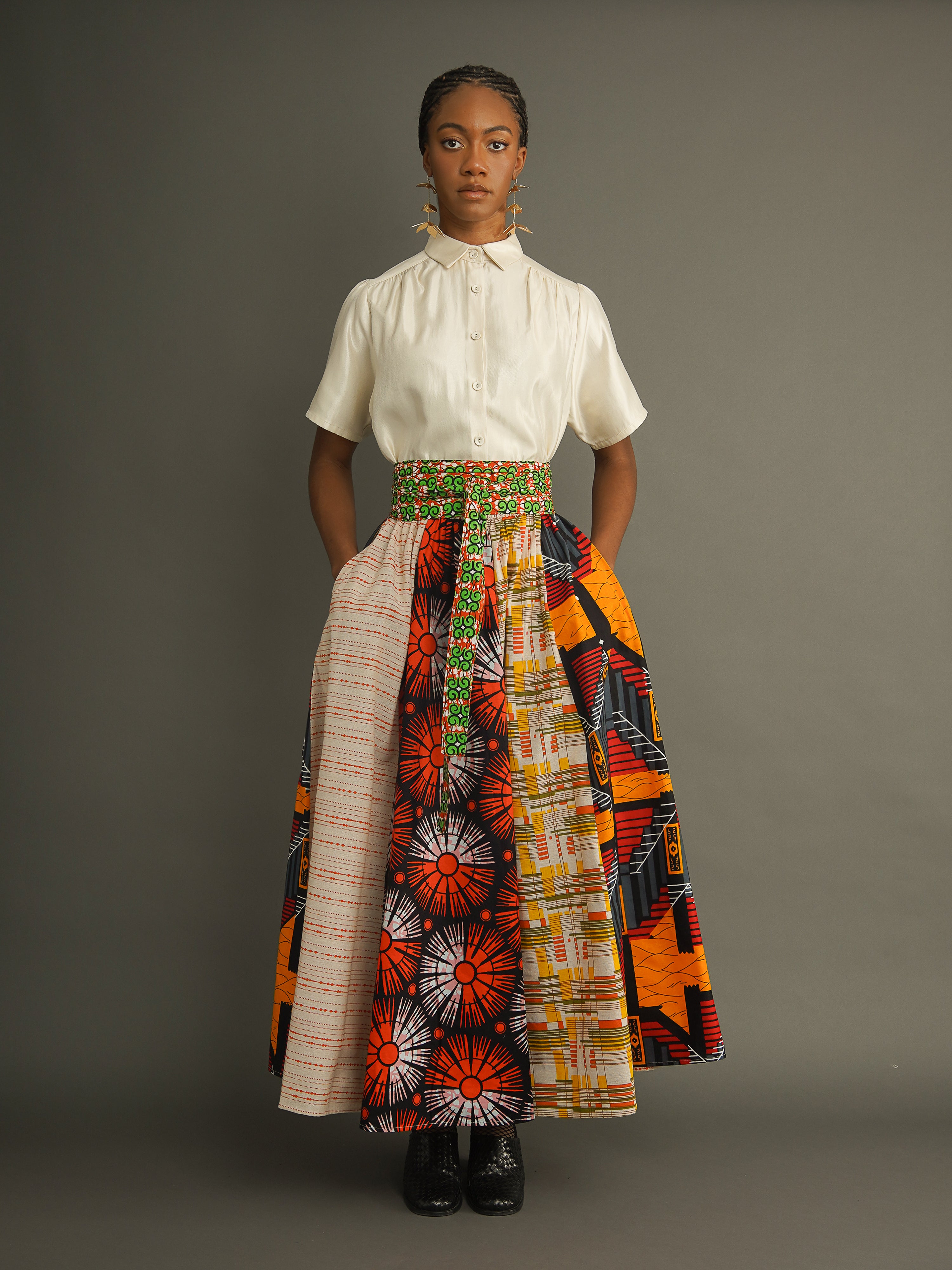 Bisi 8-Panel Maxi Skirt – Sustainable, Flowy, and Effortlessly