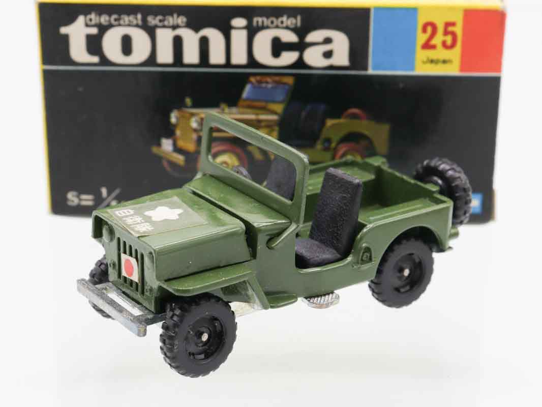 ミニカーショップ ケンボックス トミカ 黒箱☆25☆三菱ジープ J3R