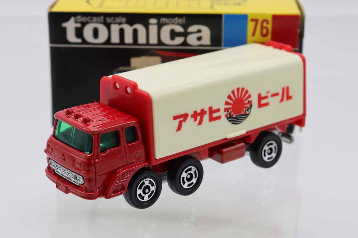 トミカ No.76-3ふそう ウイングルーフトラック試作品日本製 黒箱