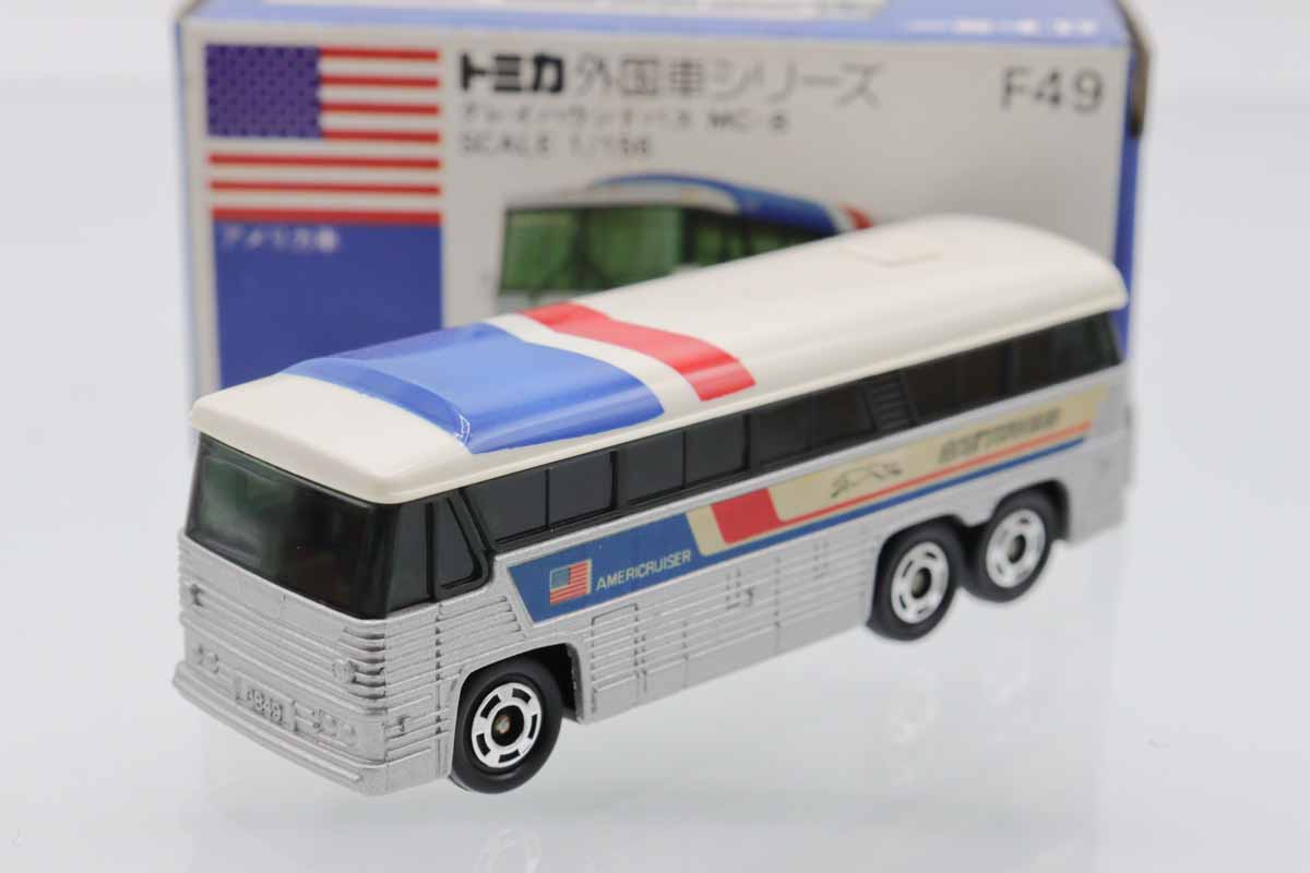 ミニカーショップ ケンボックス トミカ 青箱☆F49☆グレイハウンドバス