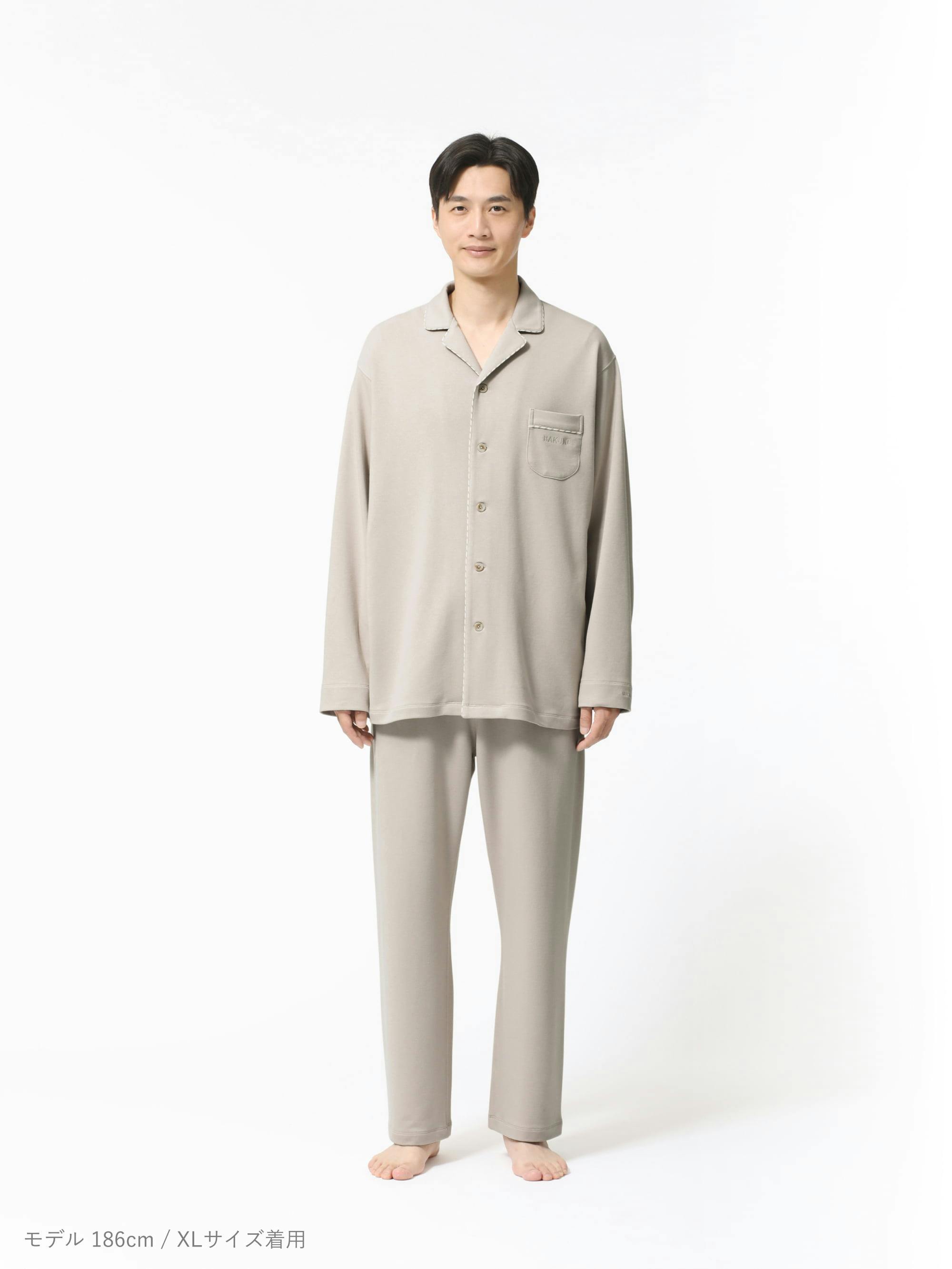 BAKUNE パジャマ スウェット / 上下セット（長袖シャツ・ロングパンツ