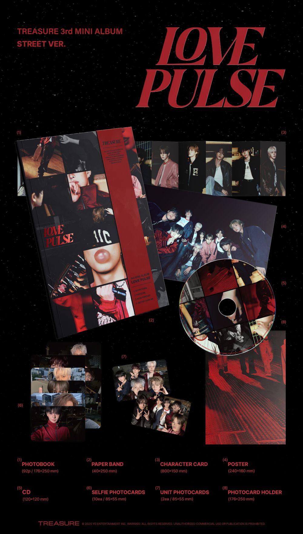 TREASURE - LOVE PULSE – Kpop Planet Global