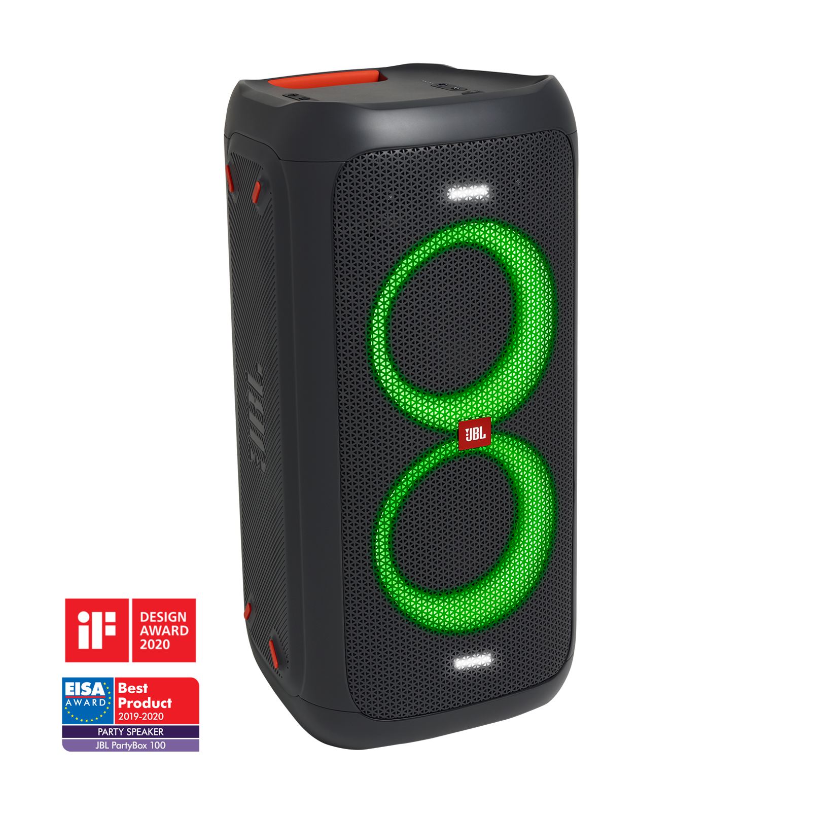 JBL PartyBox 100 | Powerful portable Bluetooth party speaker with