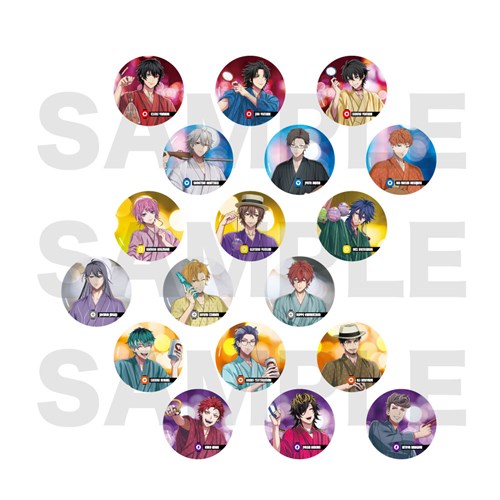 ヒプノシスマイク ヒプマイ ココス コラボ 缶バッジ 白膠木簓 4個