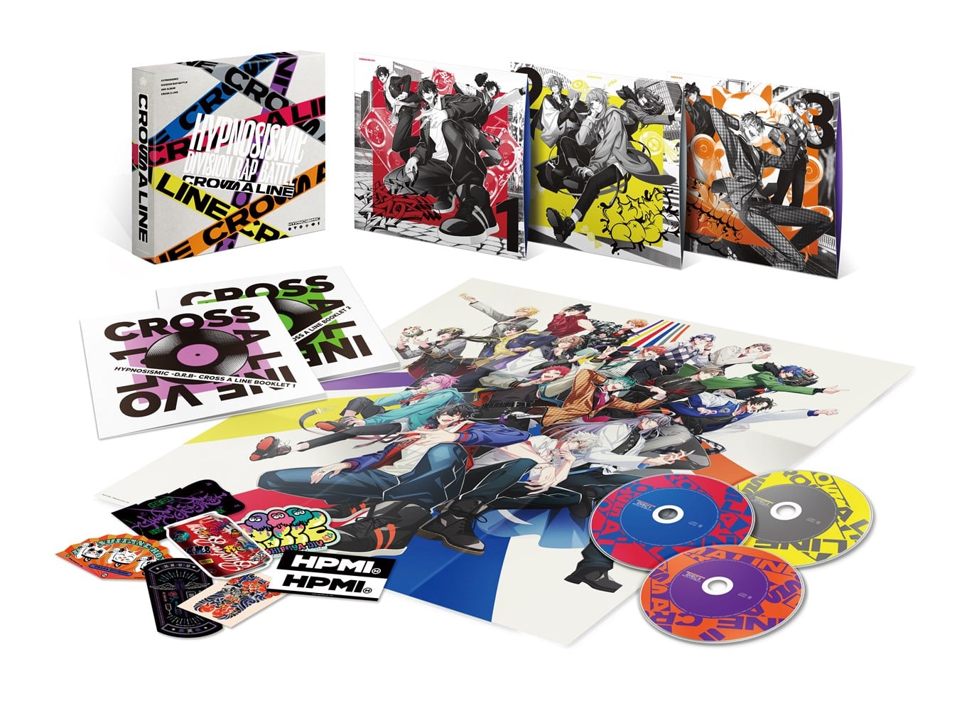 波羅夷空却 CROSS A LINE 缶バッジ12点セット ヒプノシスマイク トレーディング缶バッジ(CROSS A LINE) ヒプノシスマイク -Division