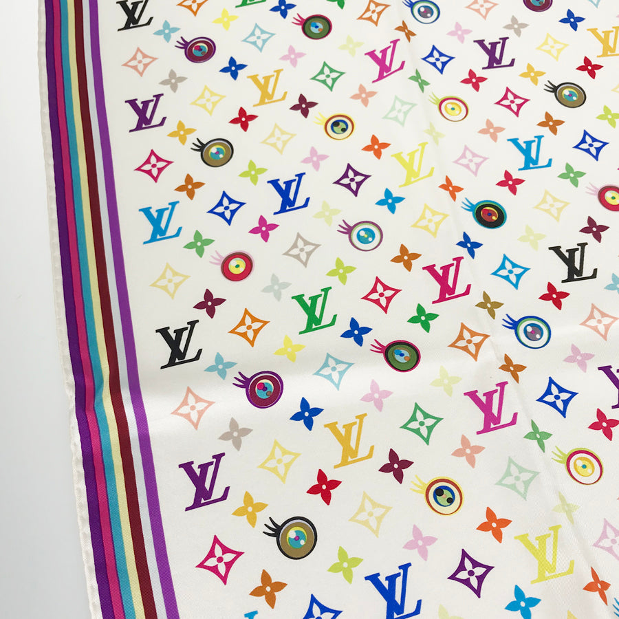 LOUIS VUITTON Monogram Multi Color Women's Scarf – kingram-japan