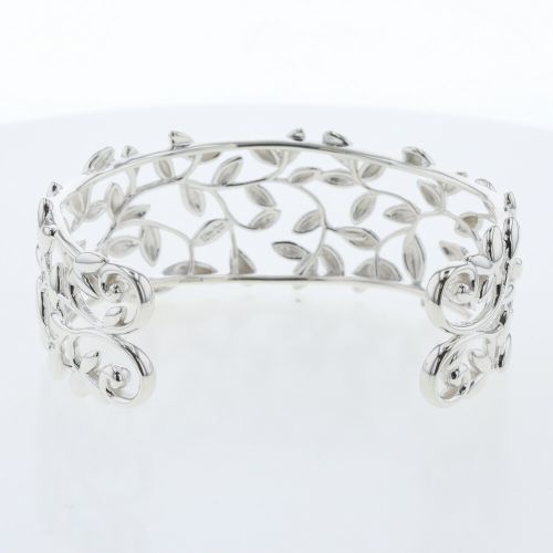 ティファニー バングル オリーブリーフ カフ ナロー SV925 レディース