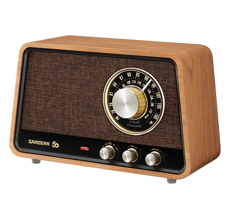 Sangean WR-101・AM/FM/apt X HD Bluetooth/AUX プレミアムウッド