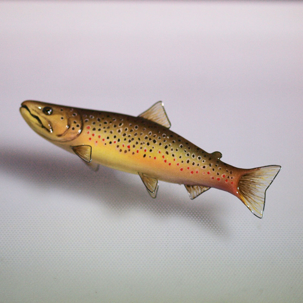 魚にまつわるハンドメイド雑貨｜トラウトオブジェ・ブラウントラウト