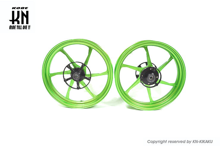 MOS 鍛造アルミホイール前後セット【NINJA400/Z400/NINJA250/Z250】KN