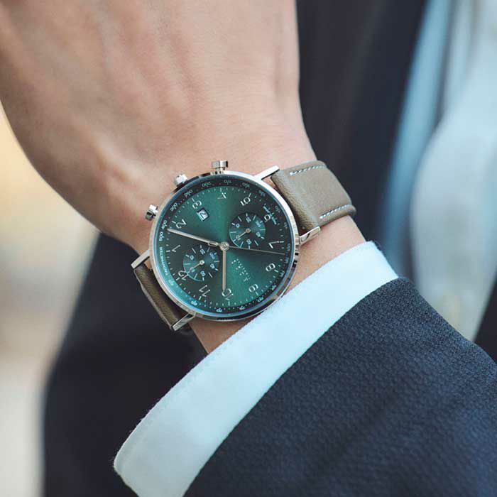 Knot CC-39ASVGN 腕時計 メンズ レディース クォーツ グリーン 日本製