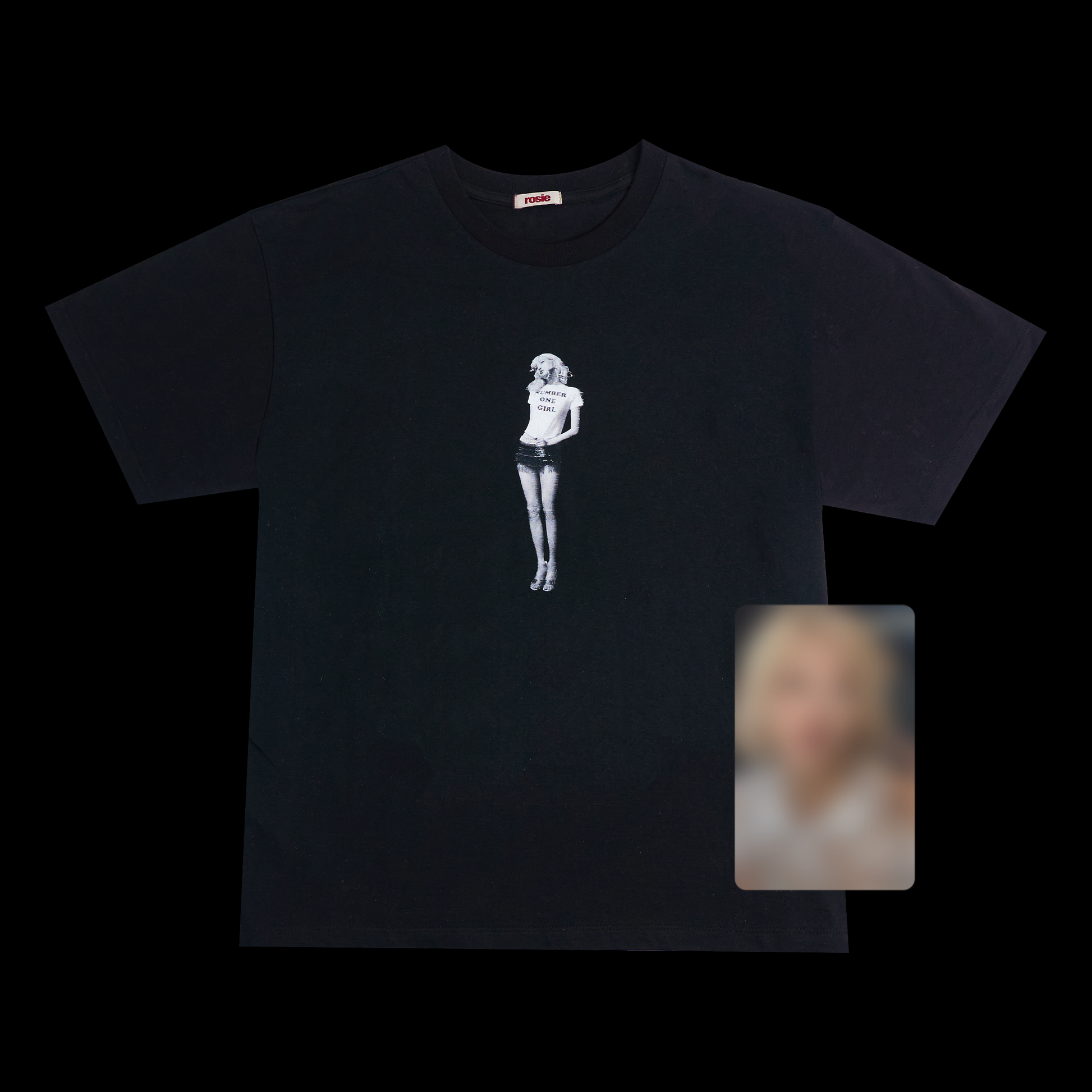 BLACKPINK] Rose : Rosie : Black T-Shirt – krmerch