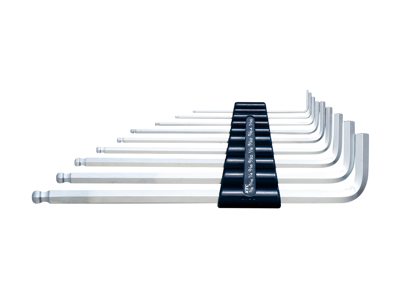 ハイグレードボールポイントL形ロング六角棒レンチセット[9本組]インチ