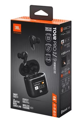 JBL Tour Pro 2】充電ケースに世界初のスマートディスプレイ搭載型完全
