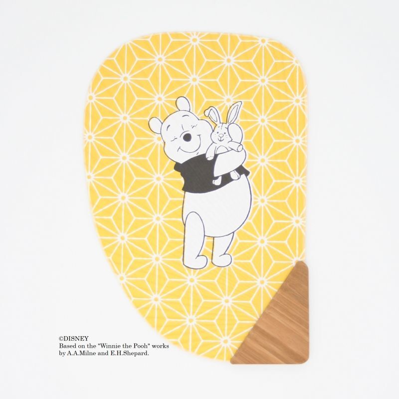 くまのプーさん〉デザイン - 京うちわ 阿以波