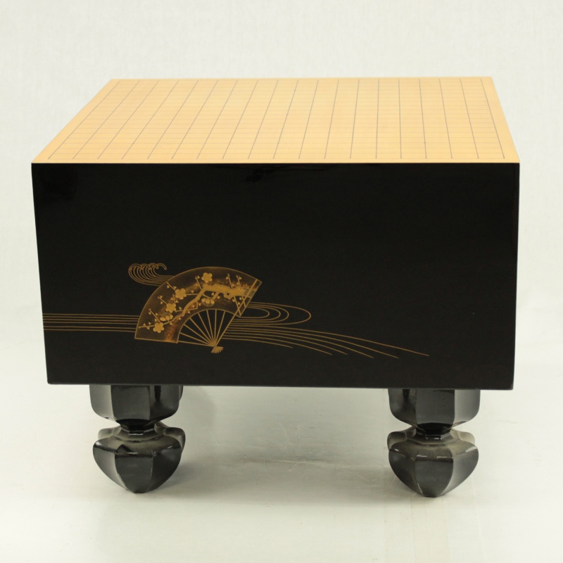 蒔絵(吉祥の図）碁盤 6.7寸 18Y281