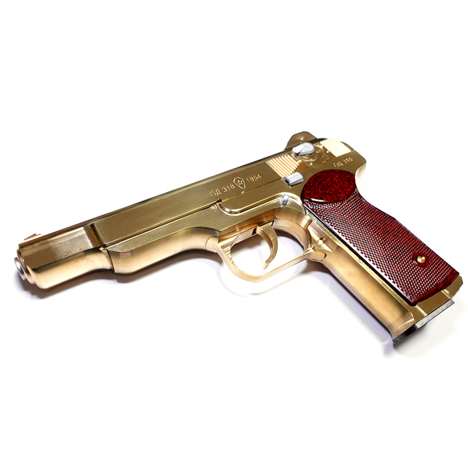 L.A.ホビーショップ / ディスプレイモデルガン スチェッキンAPS/真鍮