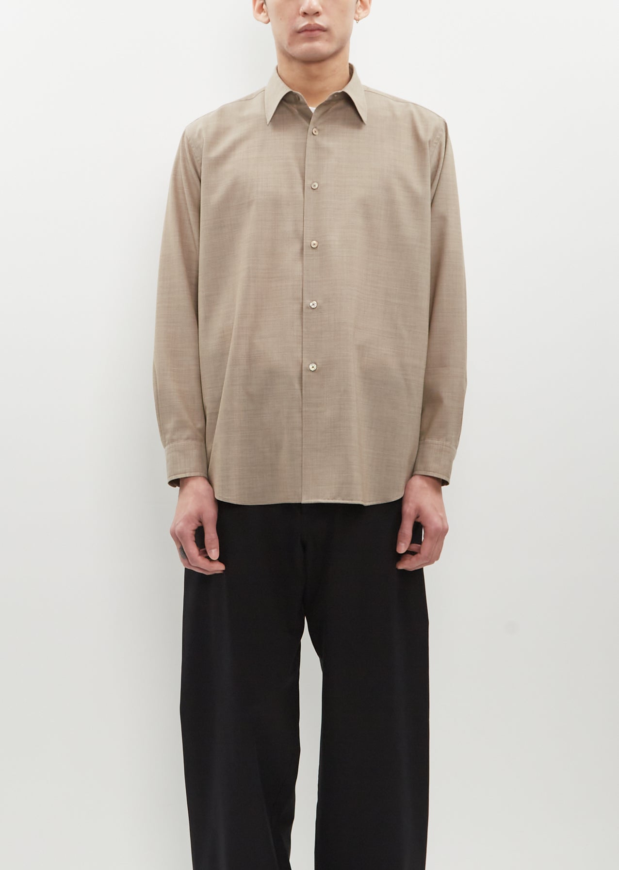 Super Fine Tropical Wool Shirt – La Garçonne