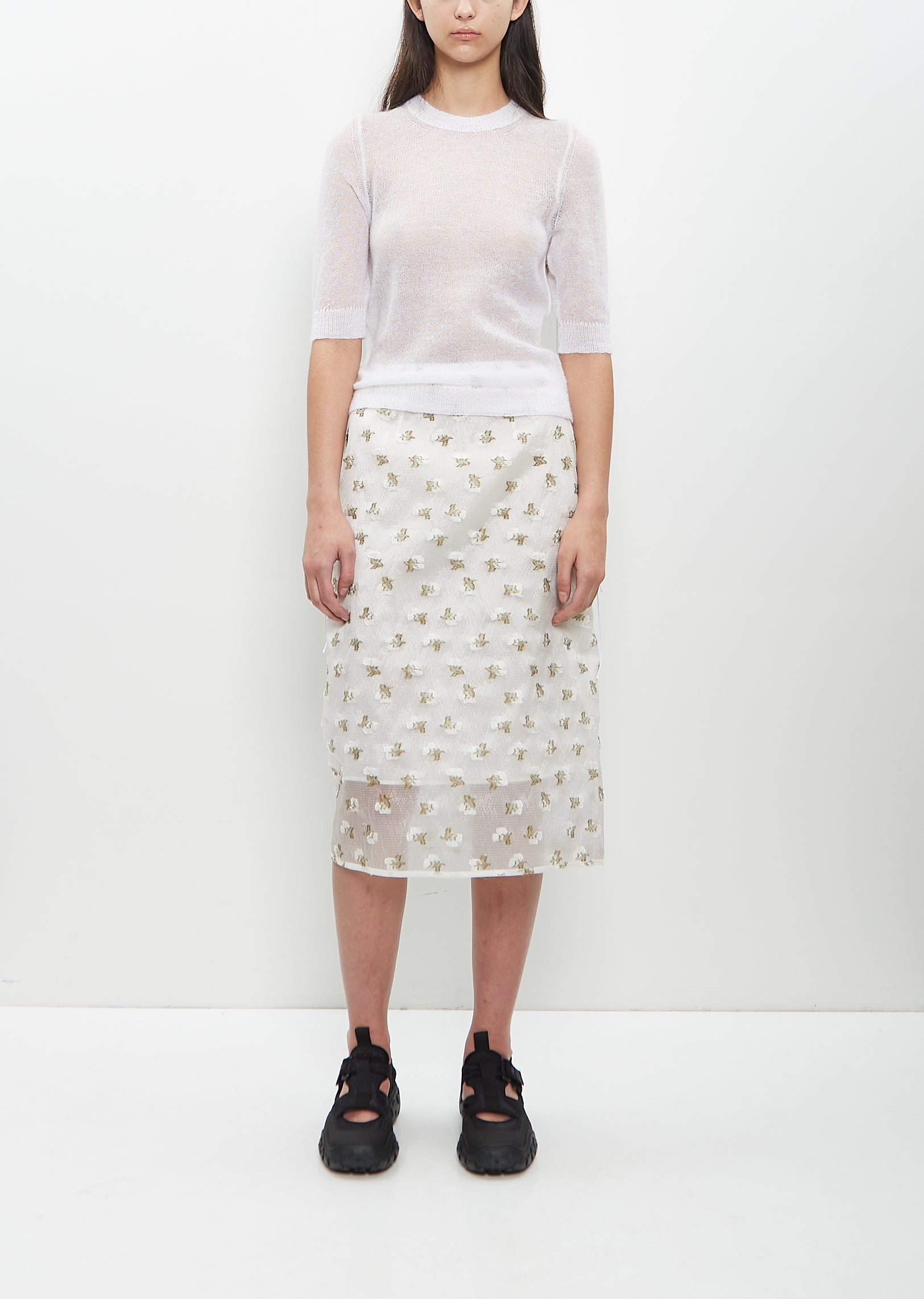 Silk Nylon Allegra Skirt – La Garçonne