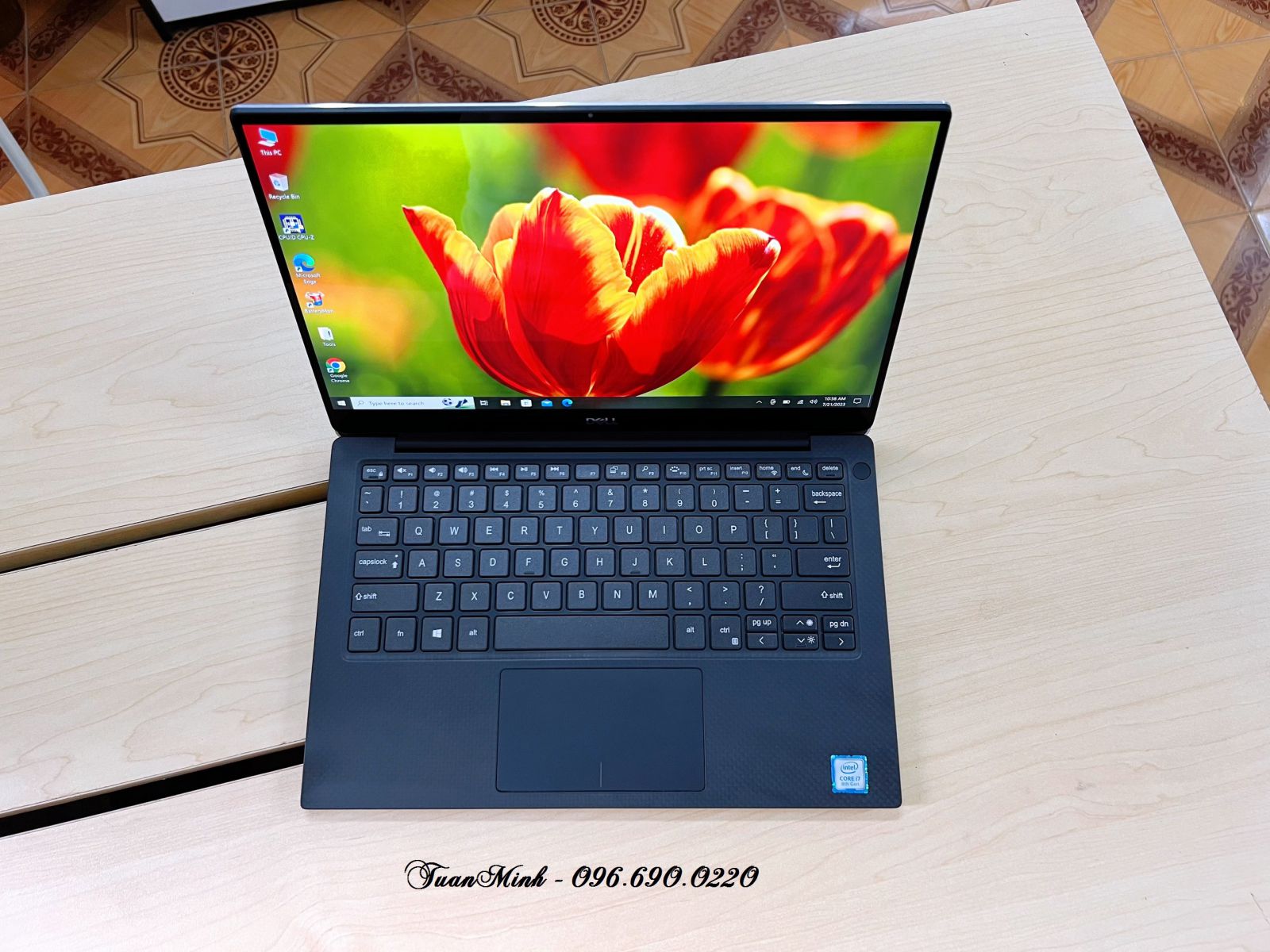 Dell XPS 13 9380 SIÊU MỎNG ĐẸP - Core i7 8665U - RAM 16GB - SSD
